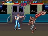 une photo d'Ã©cran de Final Fight sur Nintendo Super Nes